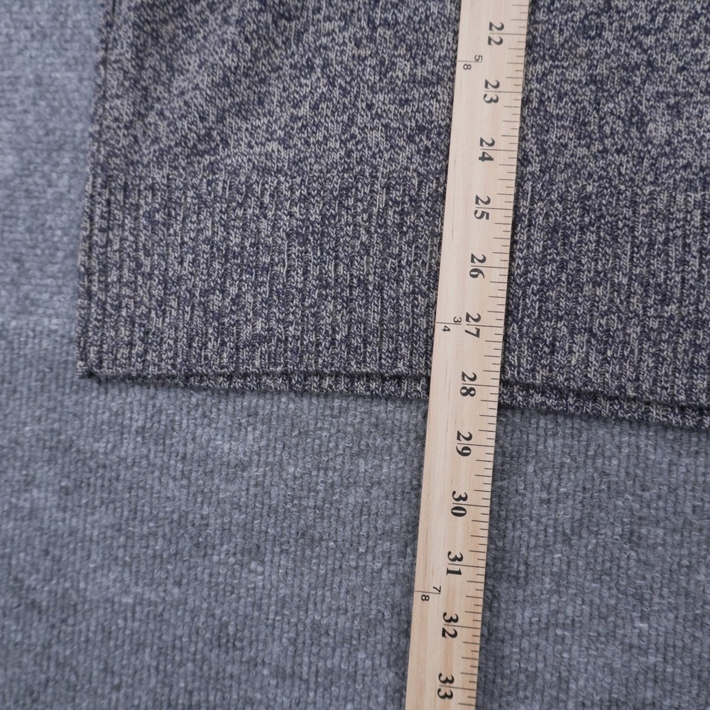 J.Crew Rugged Merino Sweater Mens XL Navy Marled Wool Blend Crewneck - Picture 6 of 7